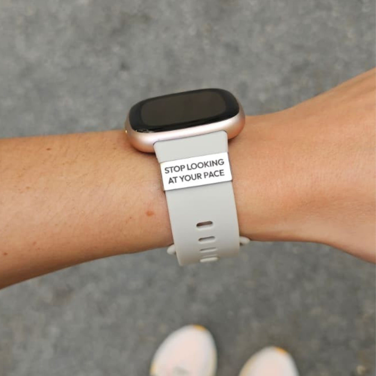 Watch Tag "STOP LOOKING AT YOUR PACE"