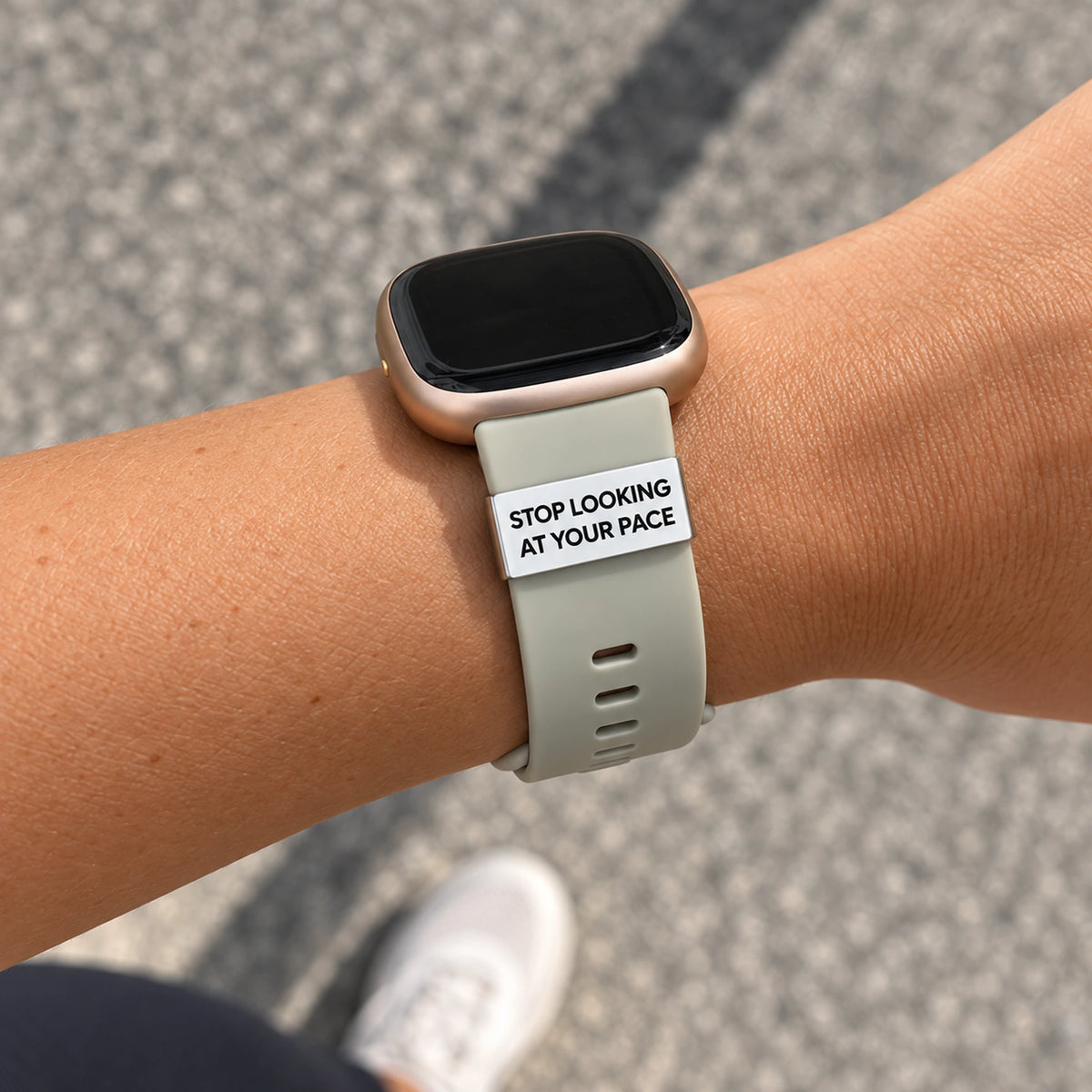 Watch Tag "STOP LOOKING AT YOUR PACE"
