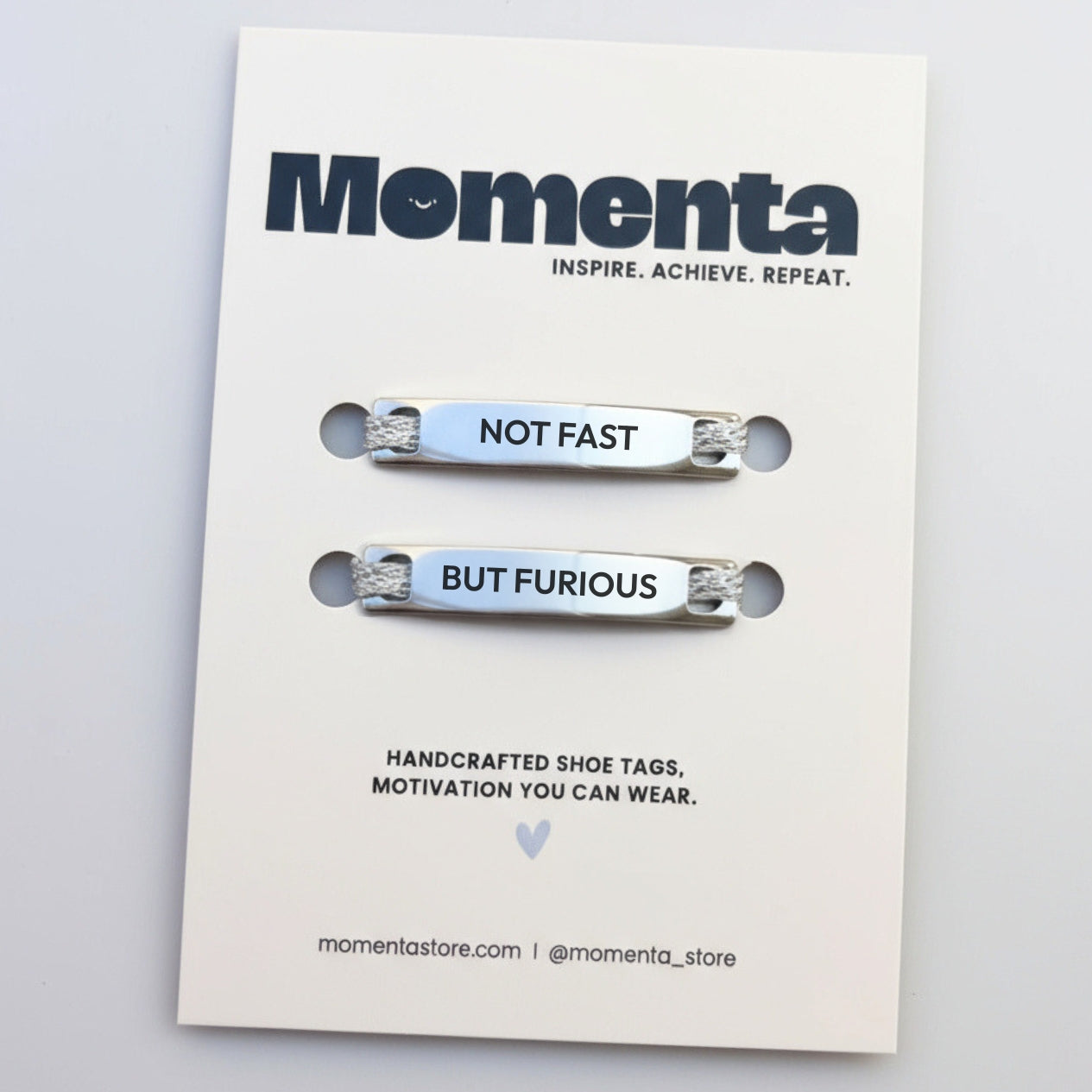 Shoe Tags "NOT FAST BUT FURIOUS"