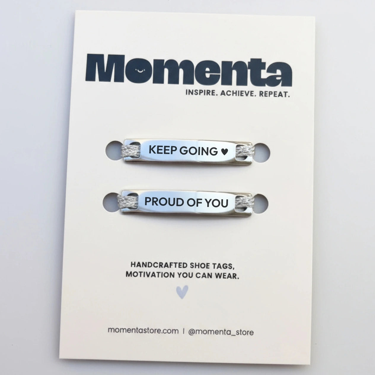 Accessoire running proud motivation pour lacets de chaussures