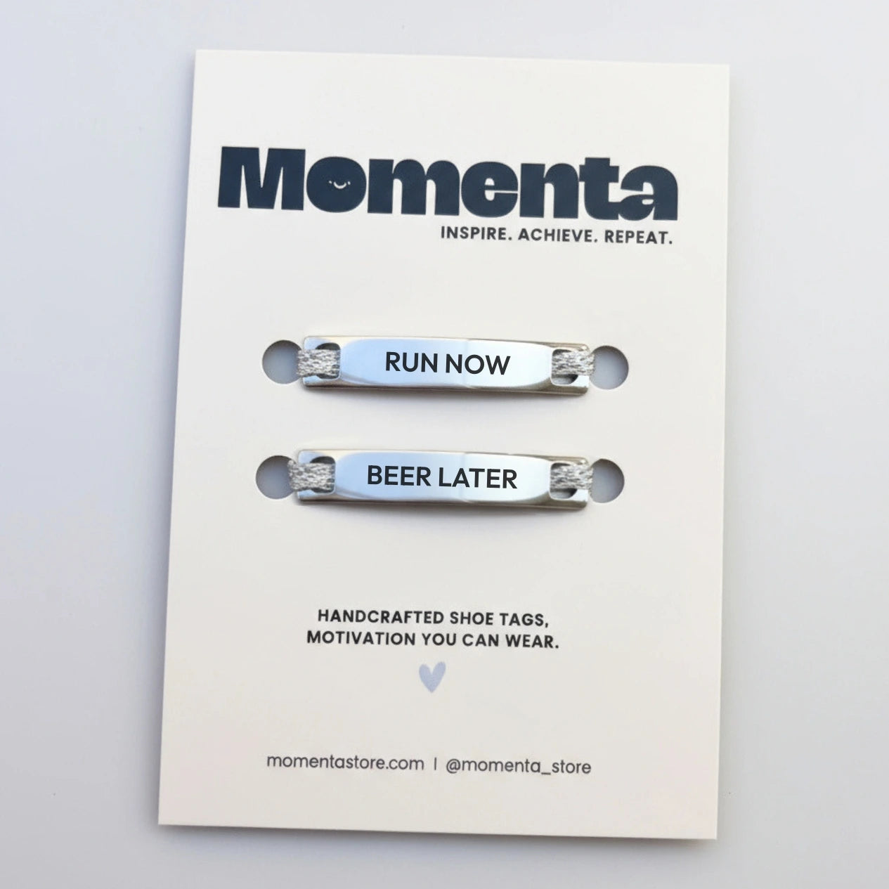 Accessoire running beer motivation pour lacets de chaussures