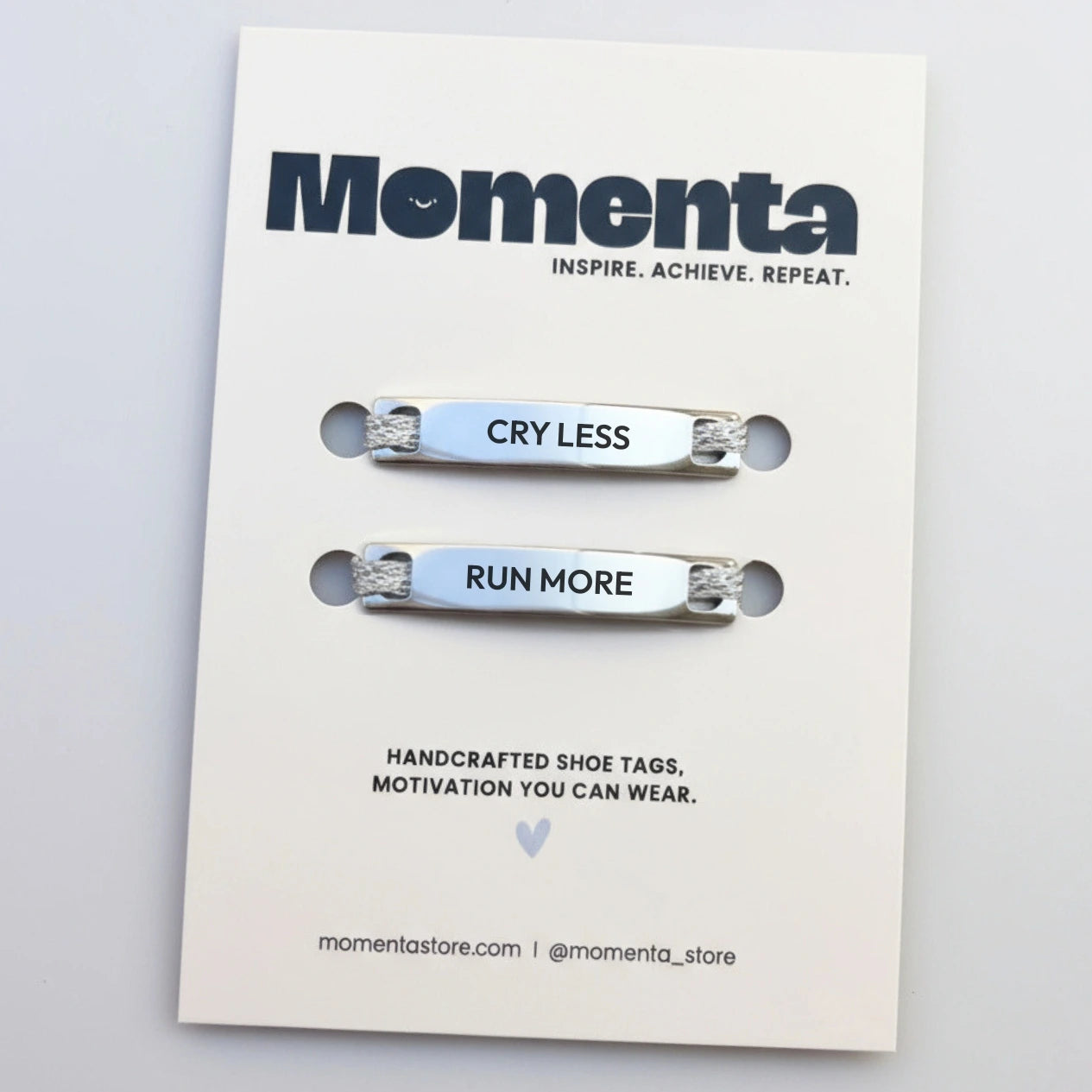 Accessoire running run more motivation pour lacets de chaussures