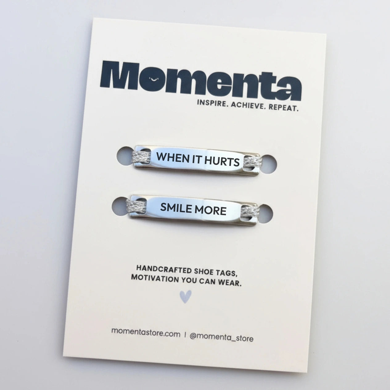 Accessoire running Smile motivation pour lacets de chaussures